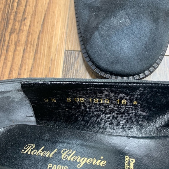 ROBERT CLERGERIE PARIS BLACK SUEDE GROSGRAIN BOW Loafer - Picture 7 of 9